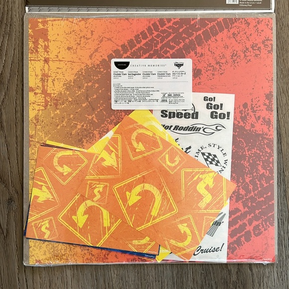 NWT Disney Pixar Cars & Disney Pixar Cruisin Cars Additions Sets, 12x12 - Picture 3 of 6